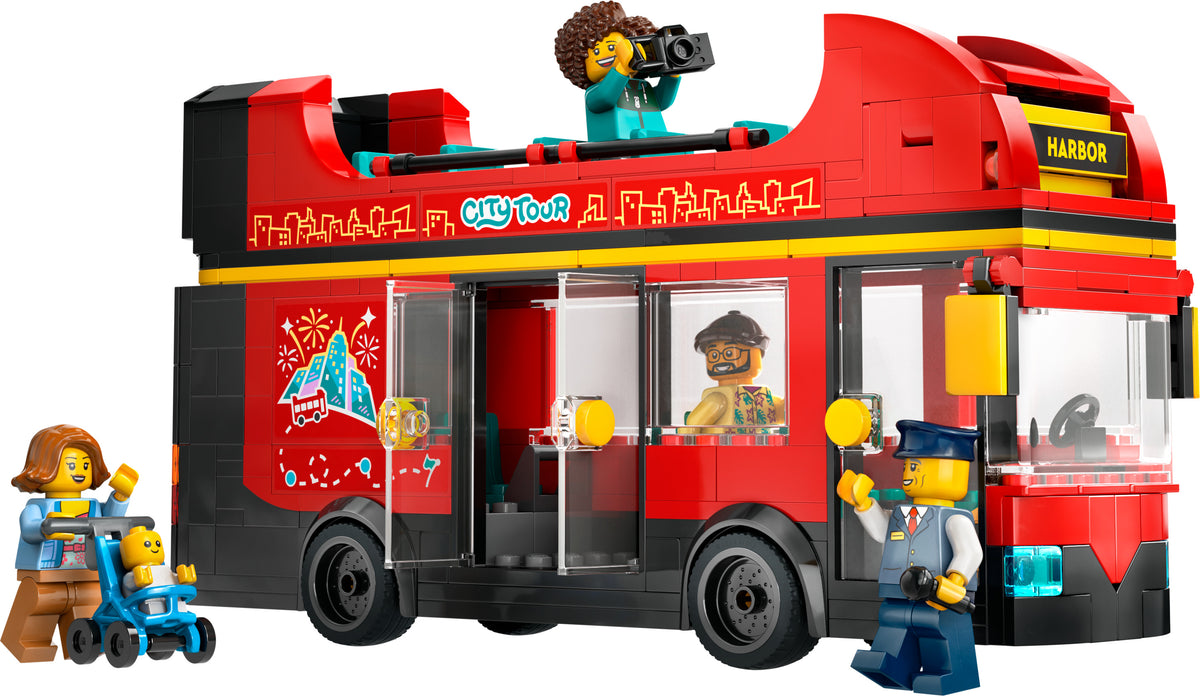 RED DOUBLE DECKER BUS SIGHTSEE