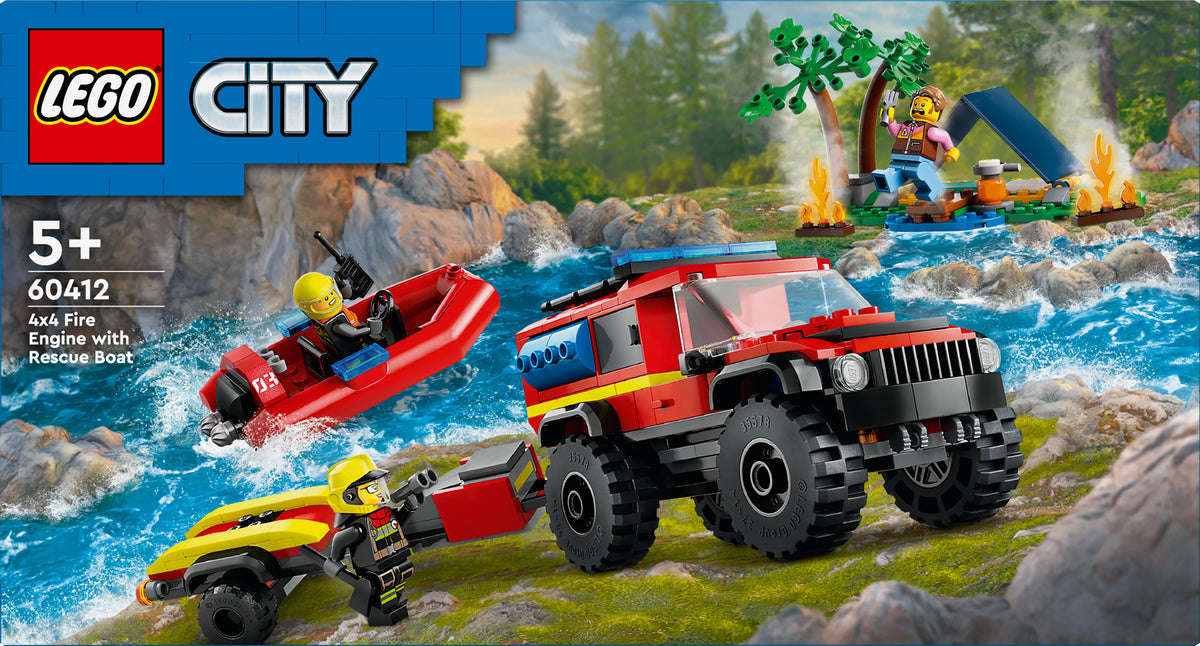 4X4 FIRE TRUCK W/RESCUE BOAT