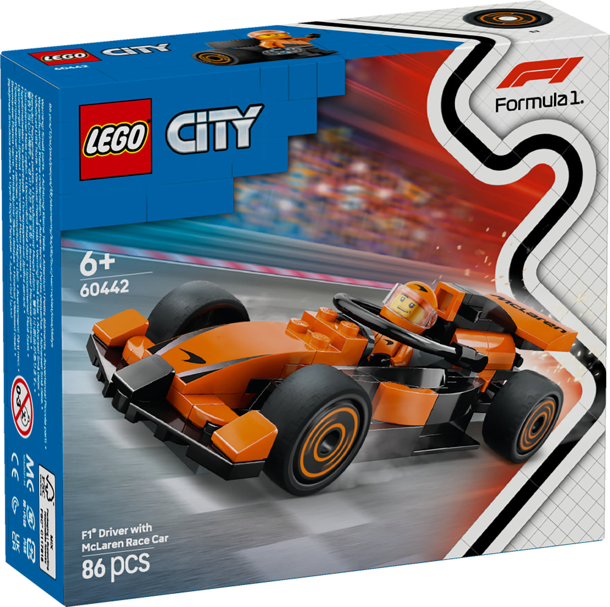 F1 DRIVER W/MCLAREN RACE CAR