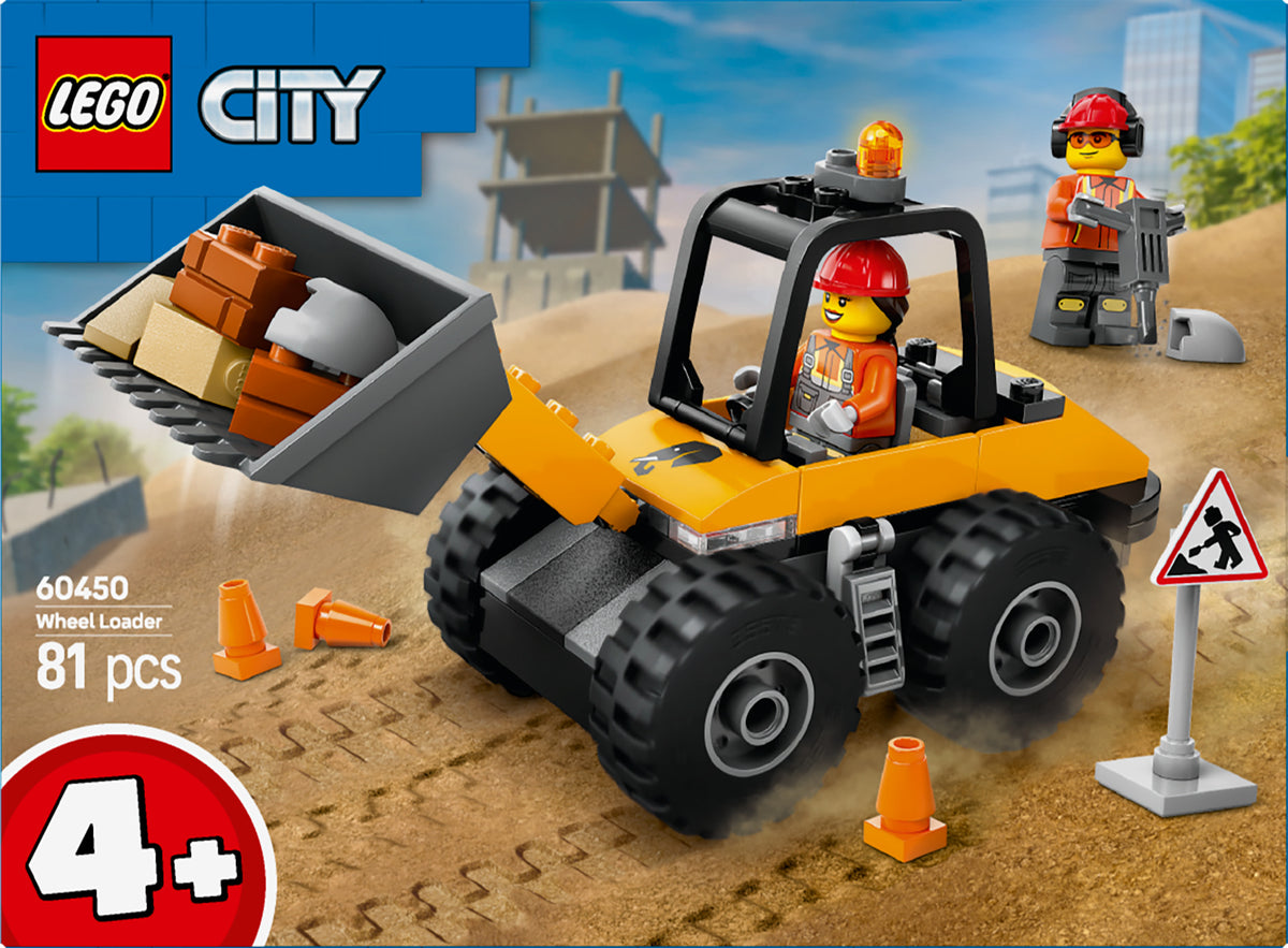 YELLOW CONSTRUCTION WHEEL LOAD