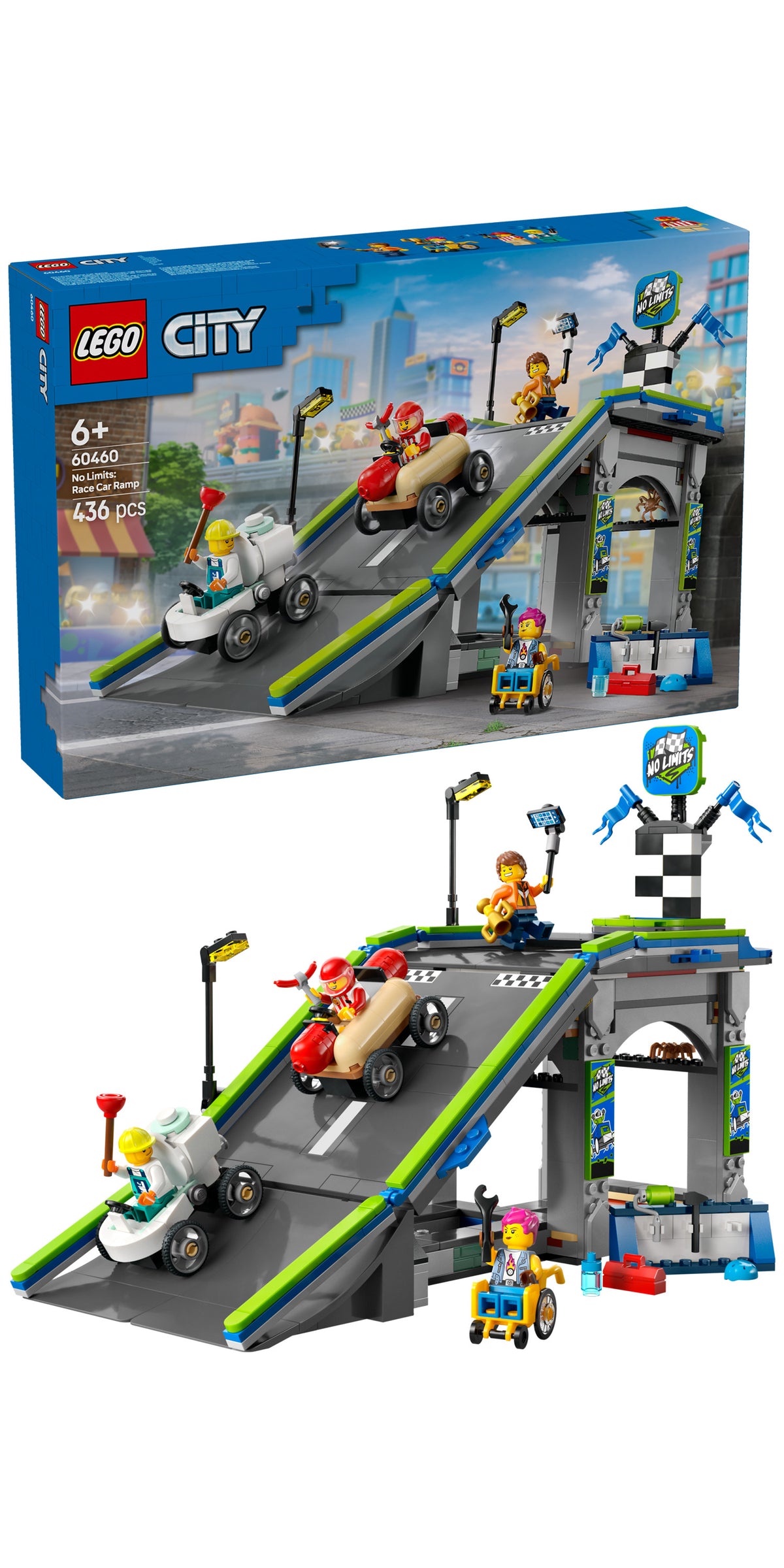 NO LIMITS RACE CAR RAMP TRACK