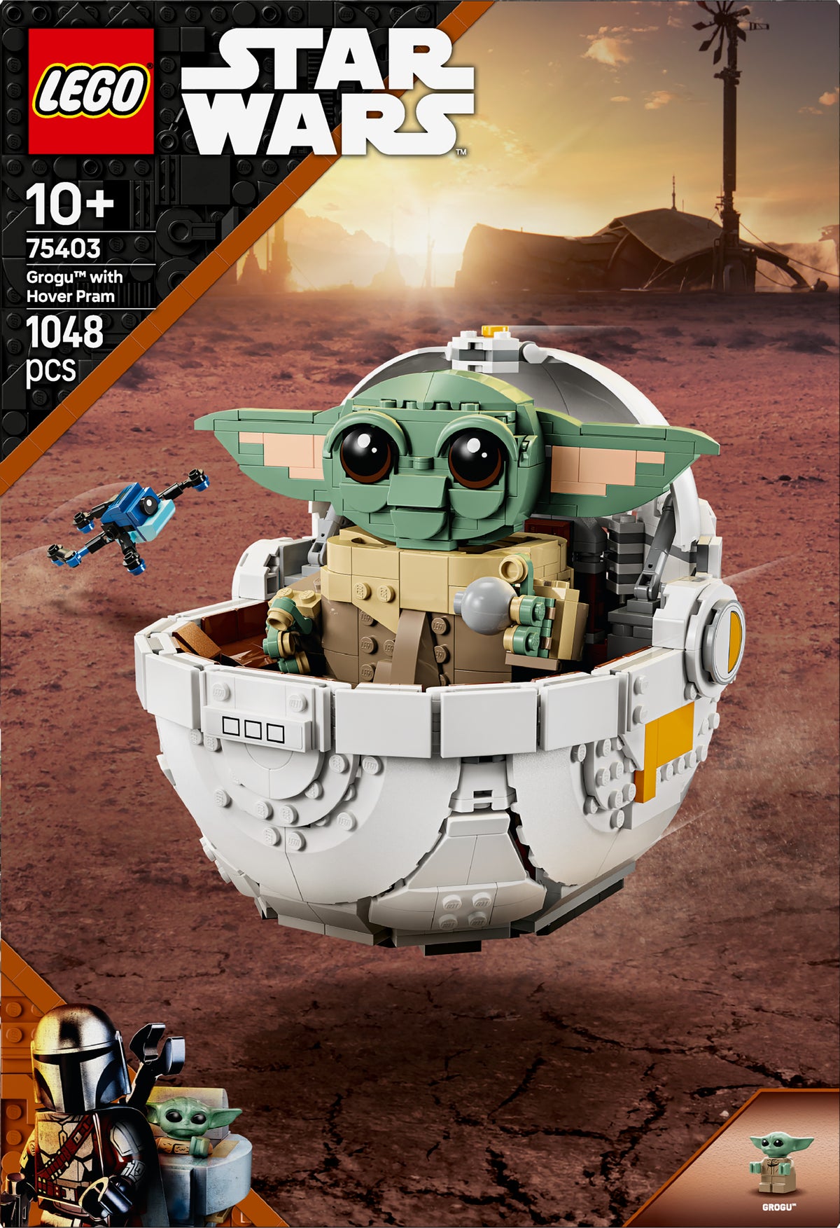 GROGU WITH HOVER PRAM