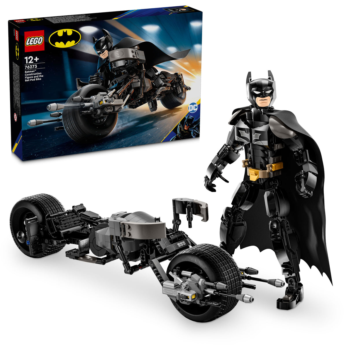 BATMAN FIG W/BAT-POD BIKE