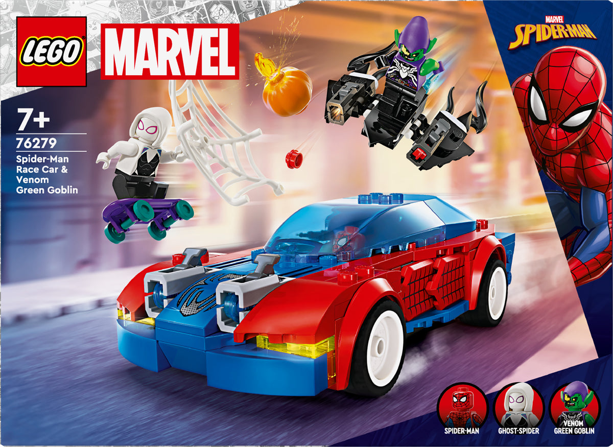 SPIDERMAN RACE CAR &amp; VENOM