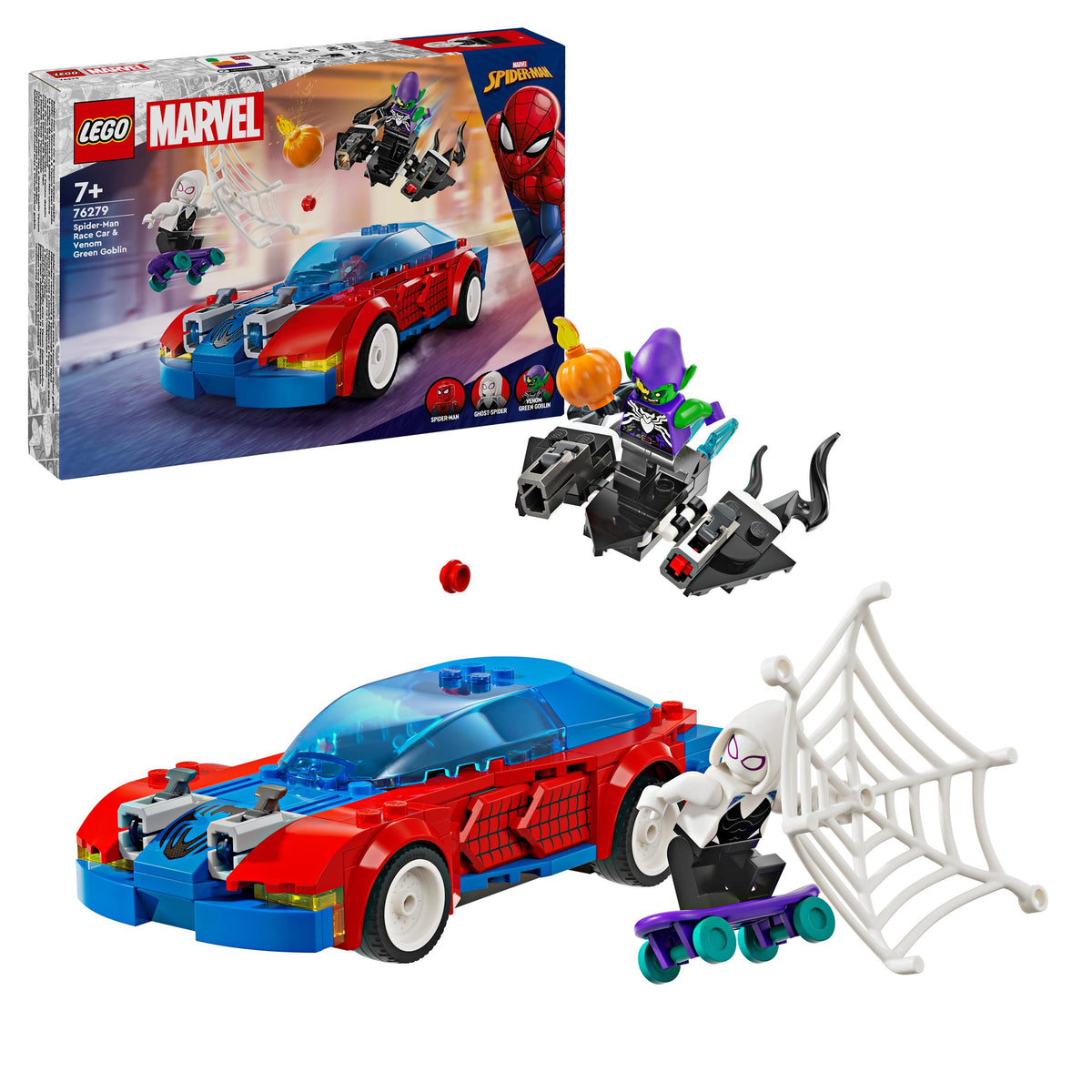 SPIDERMAN RACE CAR &amp; VENOM
