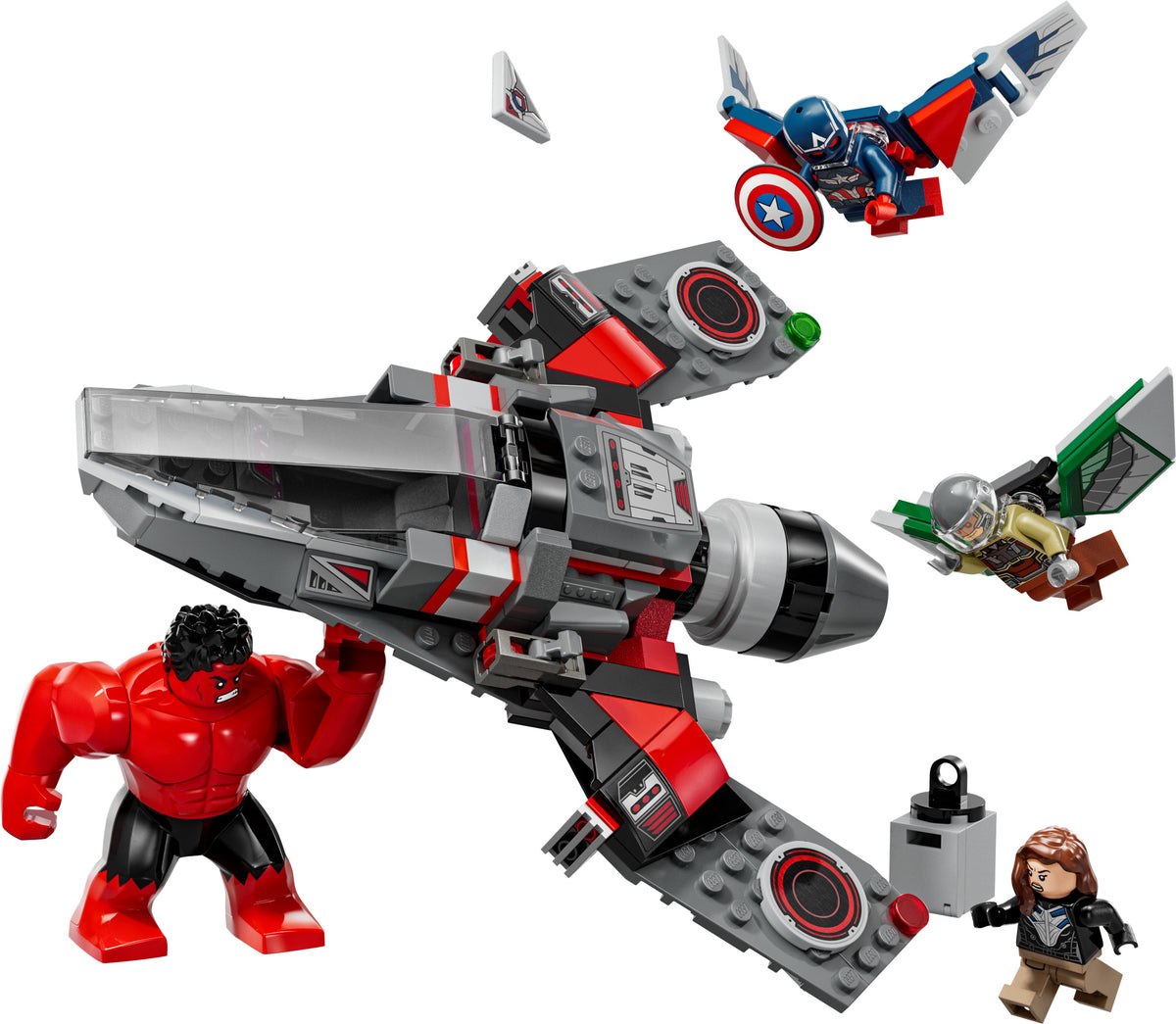 CAPTAIN AMERICA VS RED HULK BA
