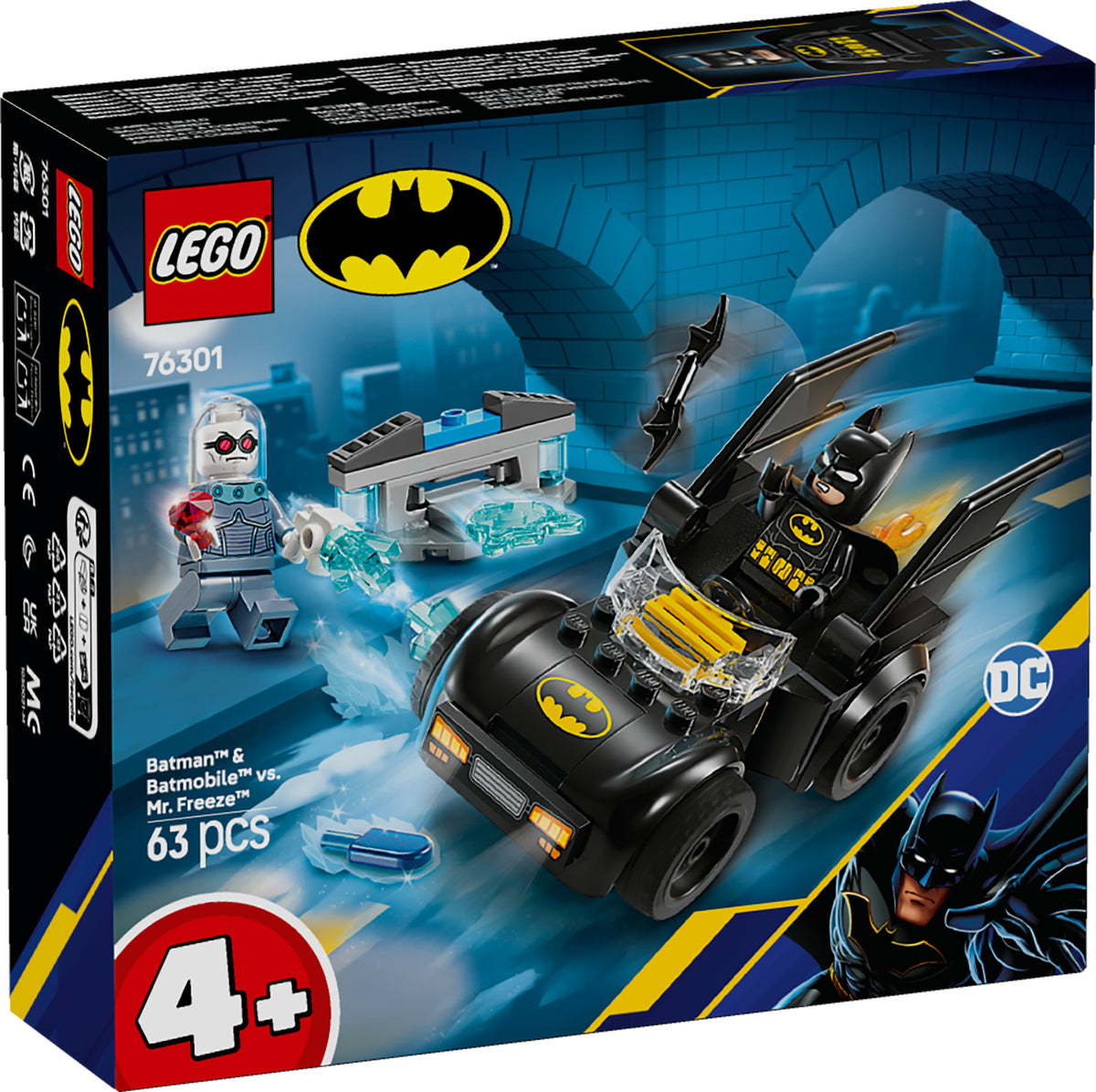 BATMAN &amp; BATMOBILE V MR FREEZE