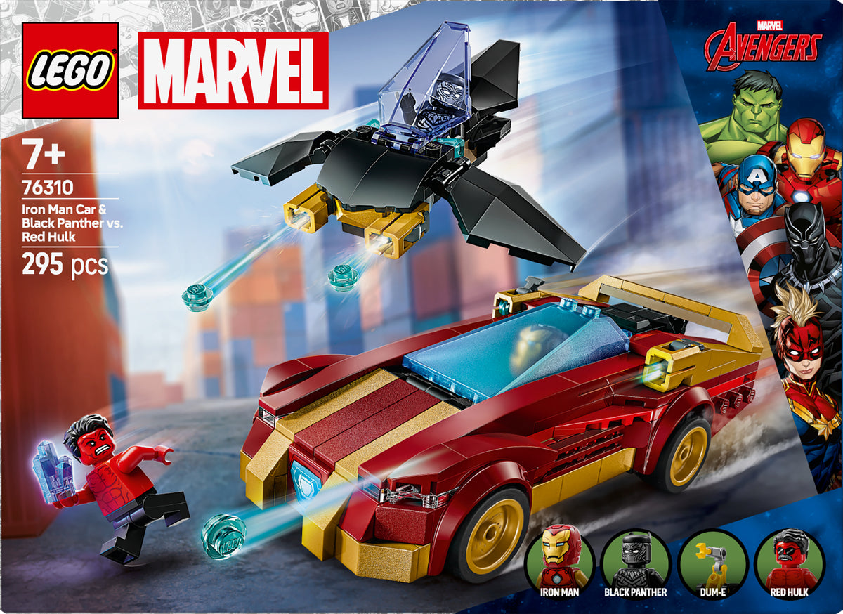 IRONMAN CAR &amp; BLACK PANTHER VS