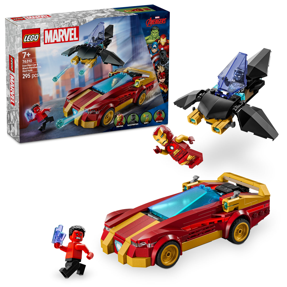 IRONMAN CAR &amp; BLACK PANTHER VS