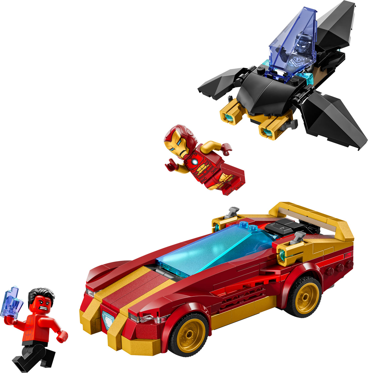 IRONMAN CAR &amp; BLACK PANTHER VS