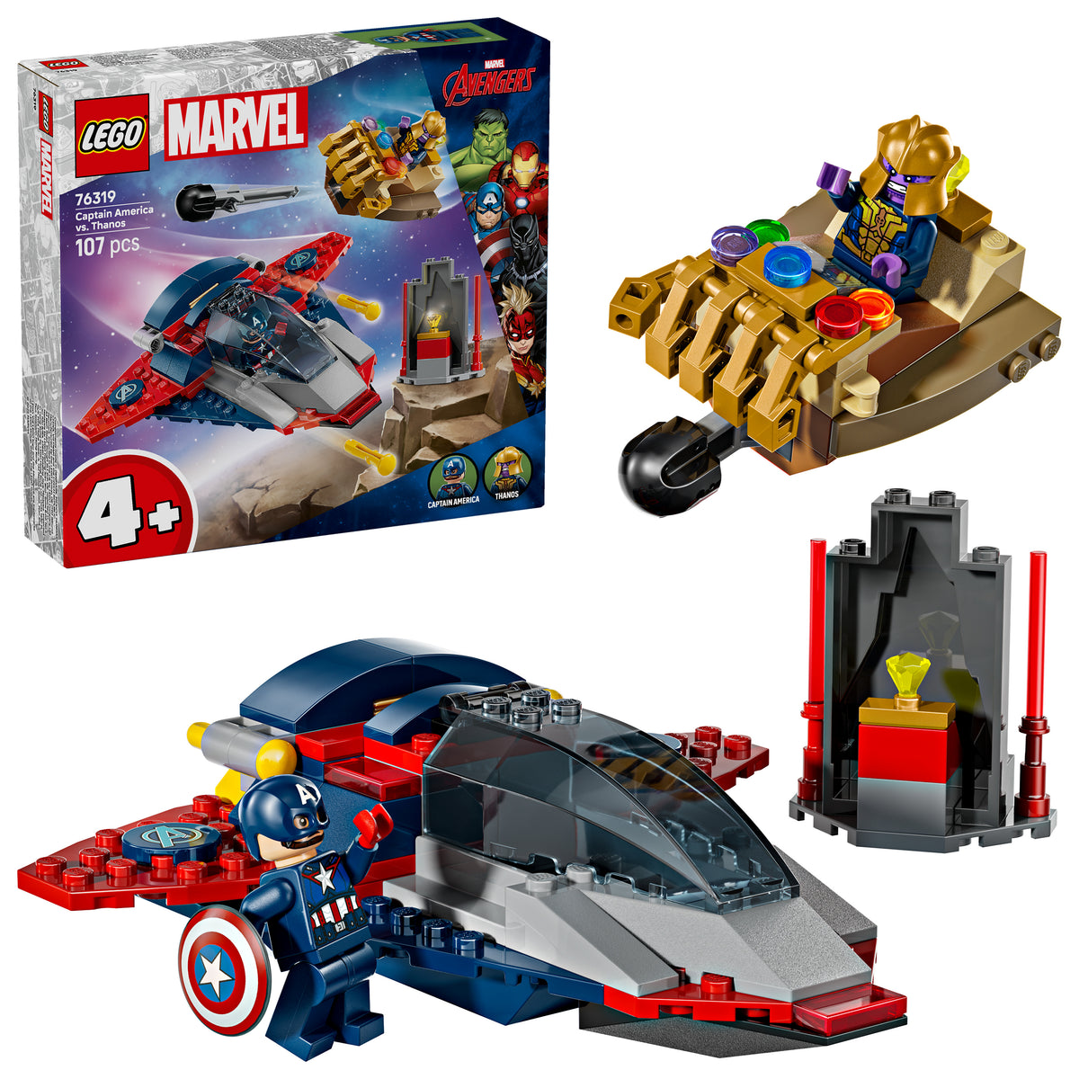 CAPTAIN AMERICA VS THANOS
