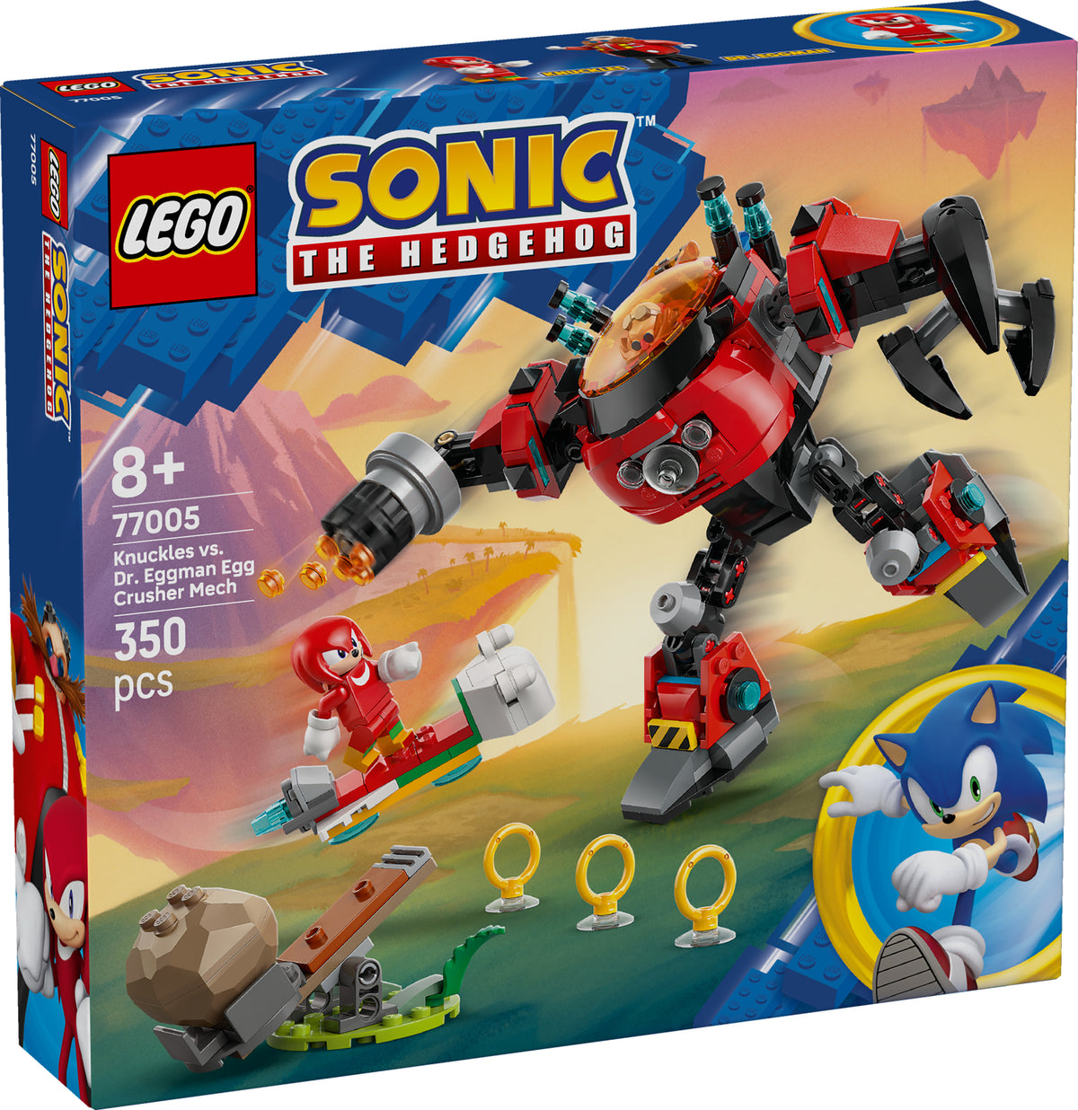 KNUCKLES VS DR EGGMAN EGG CRUS