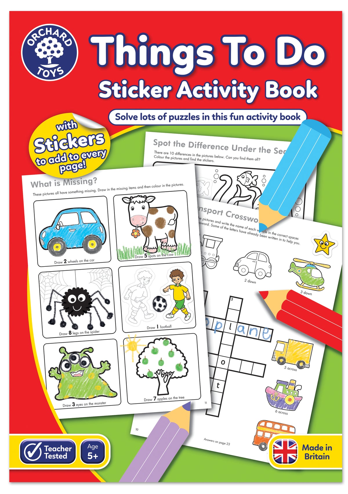 THINGS TO DO ACTIVITY BOOK