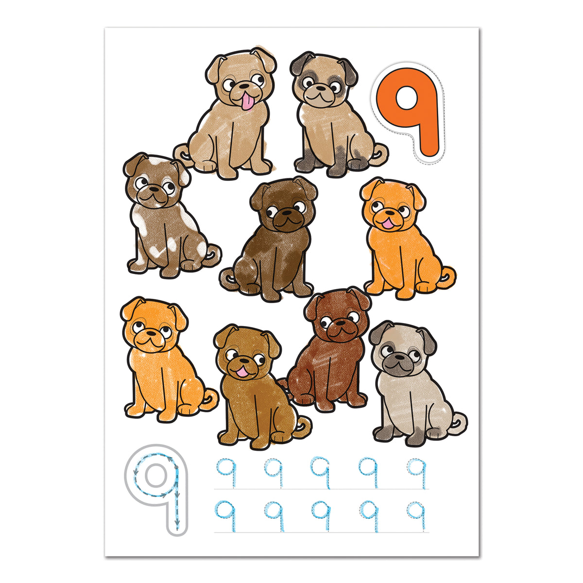 1-20 STICKER COLOURING BOOK