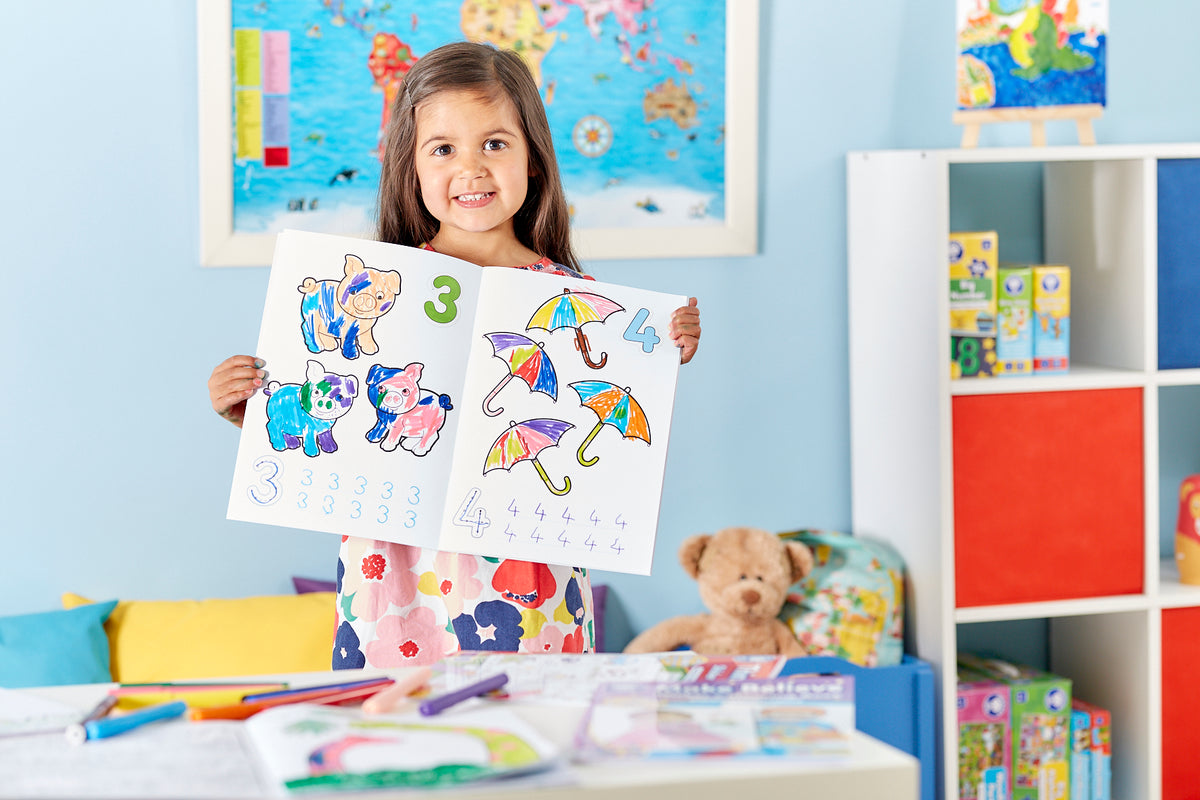 1-20 STICKER COLOURING BOOK