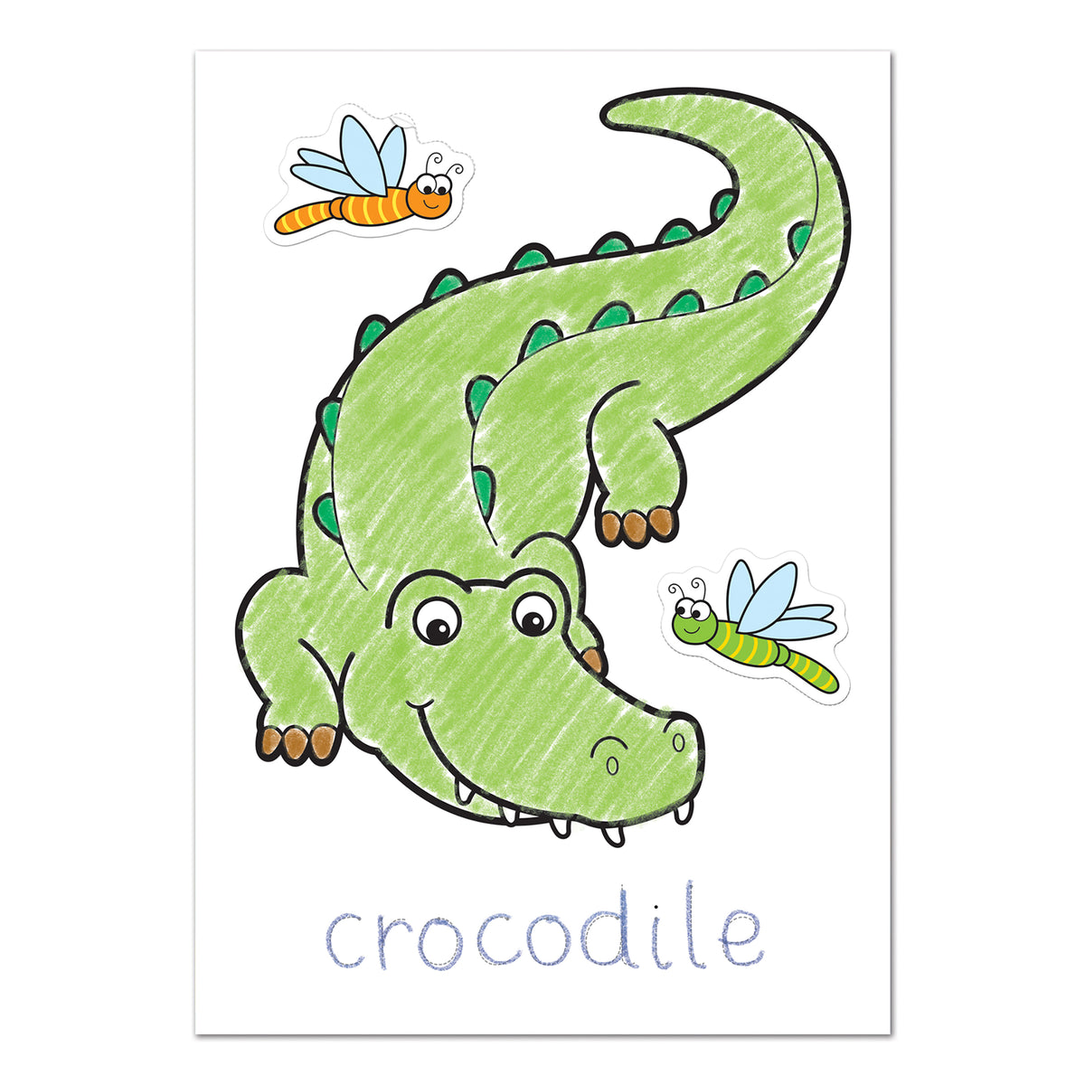 JUNGLE STICKER COLOURING BOOK