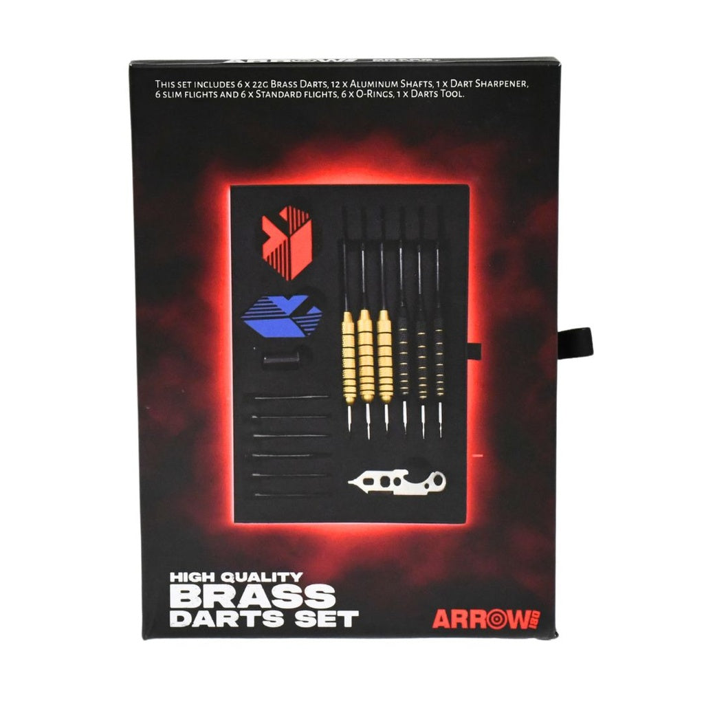 ARROW 180 BRASS DARTS SET