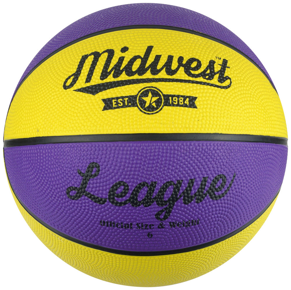 MIDWEST BASKETBALL YELL/PUR S6