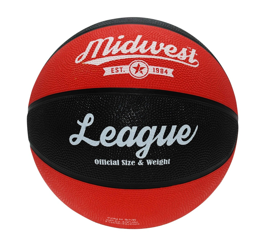 MIDWEST BASKETBALL BLK/RED S7