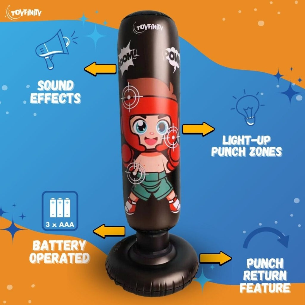 TOYFINITY LIGHT UP PUNCH BAG