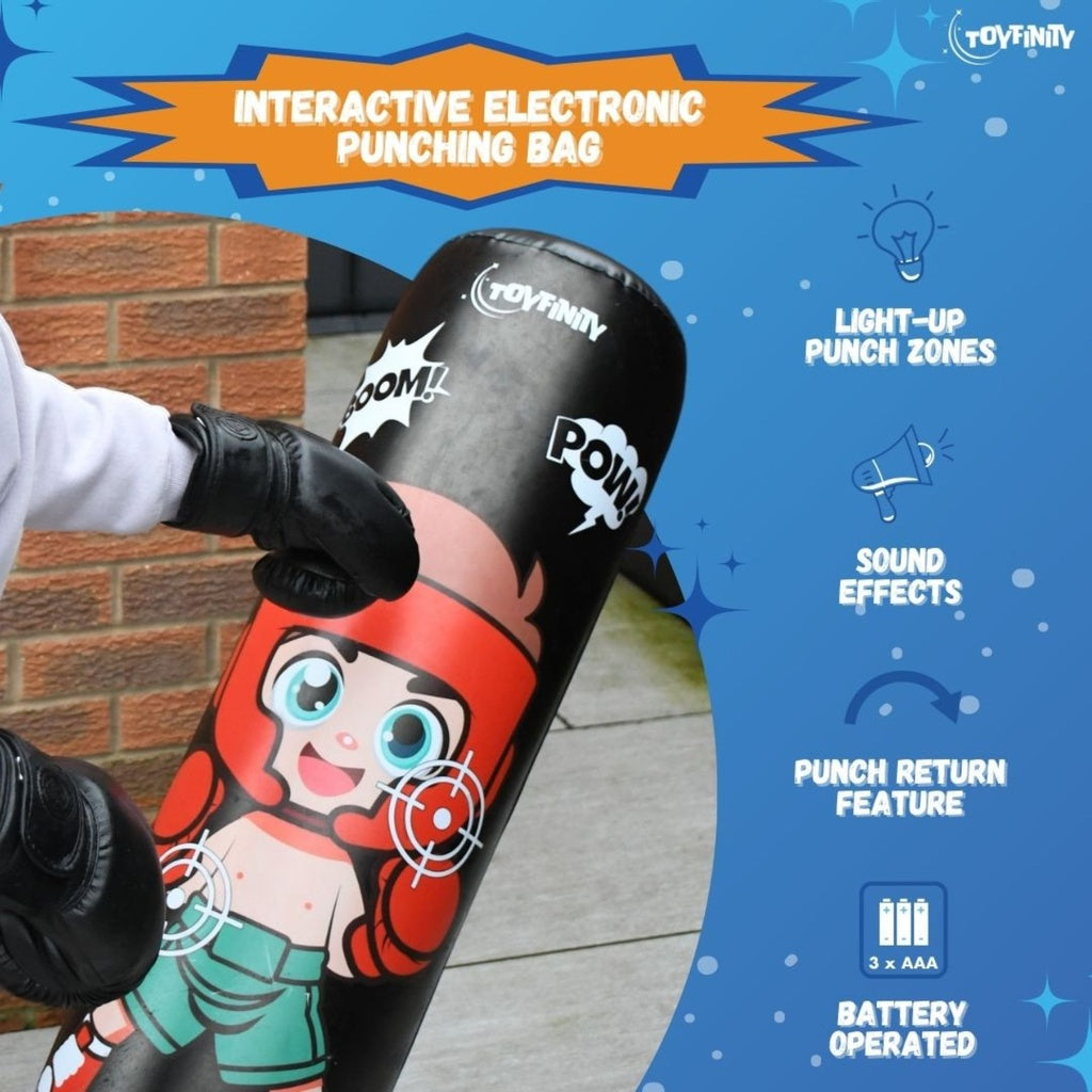 TOYFINITY LIGHT UP PUNCH BAG