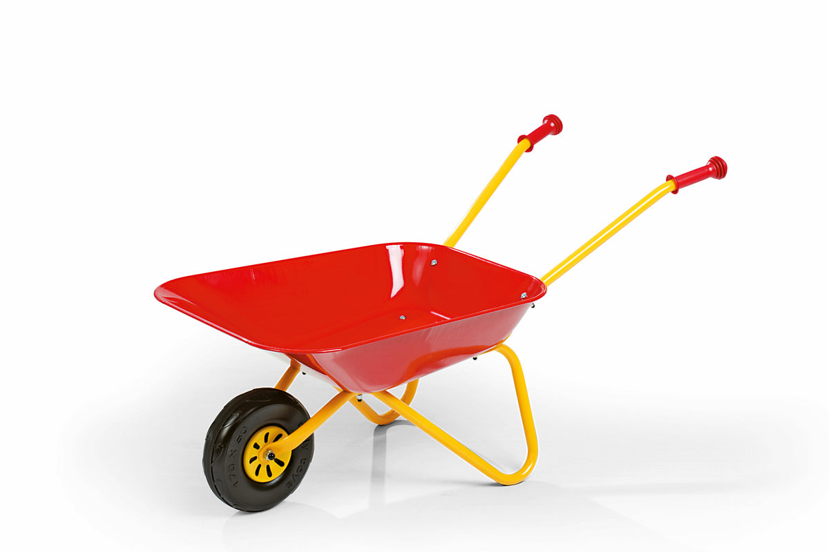WHEELBARROW RED/YELLOW METAL
