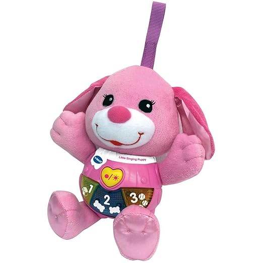 LITTLE SINGING PUPPY PINK