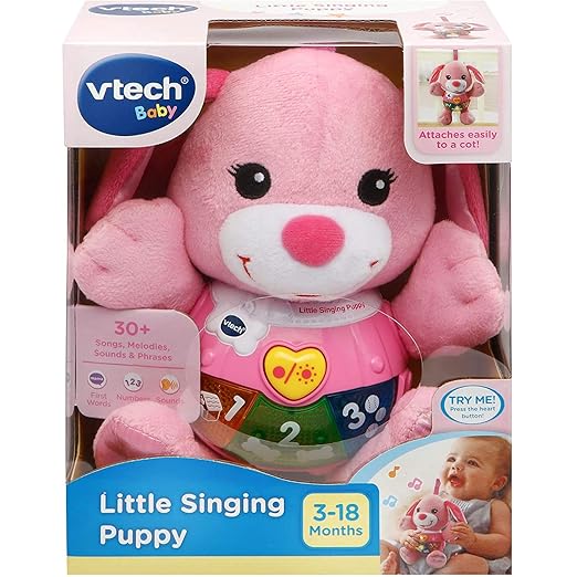 LITTLE SINGING PUPPY PINK