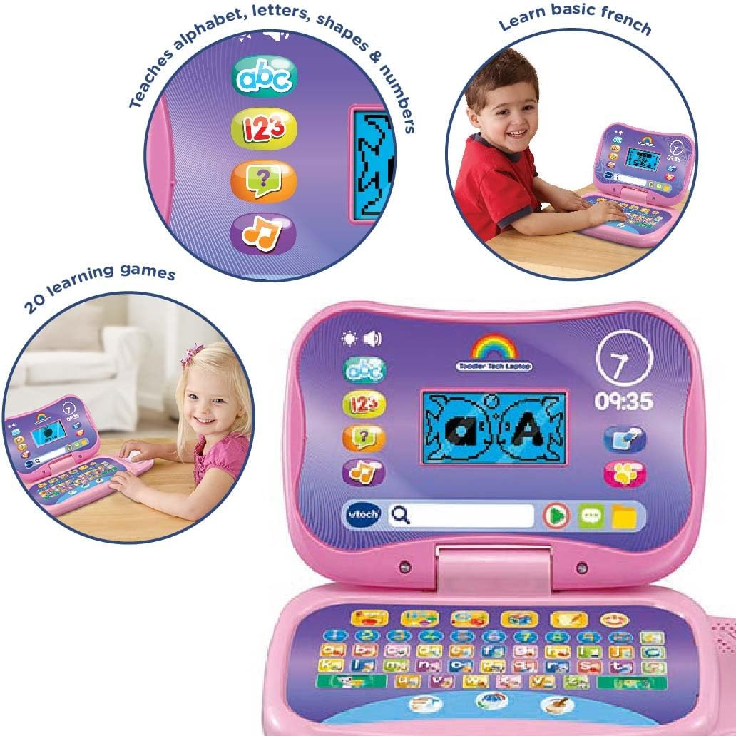 TODDLER TECH LAPTOP PINK