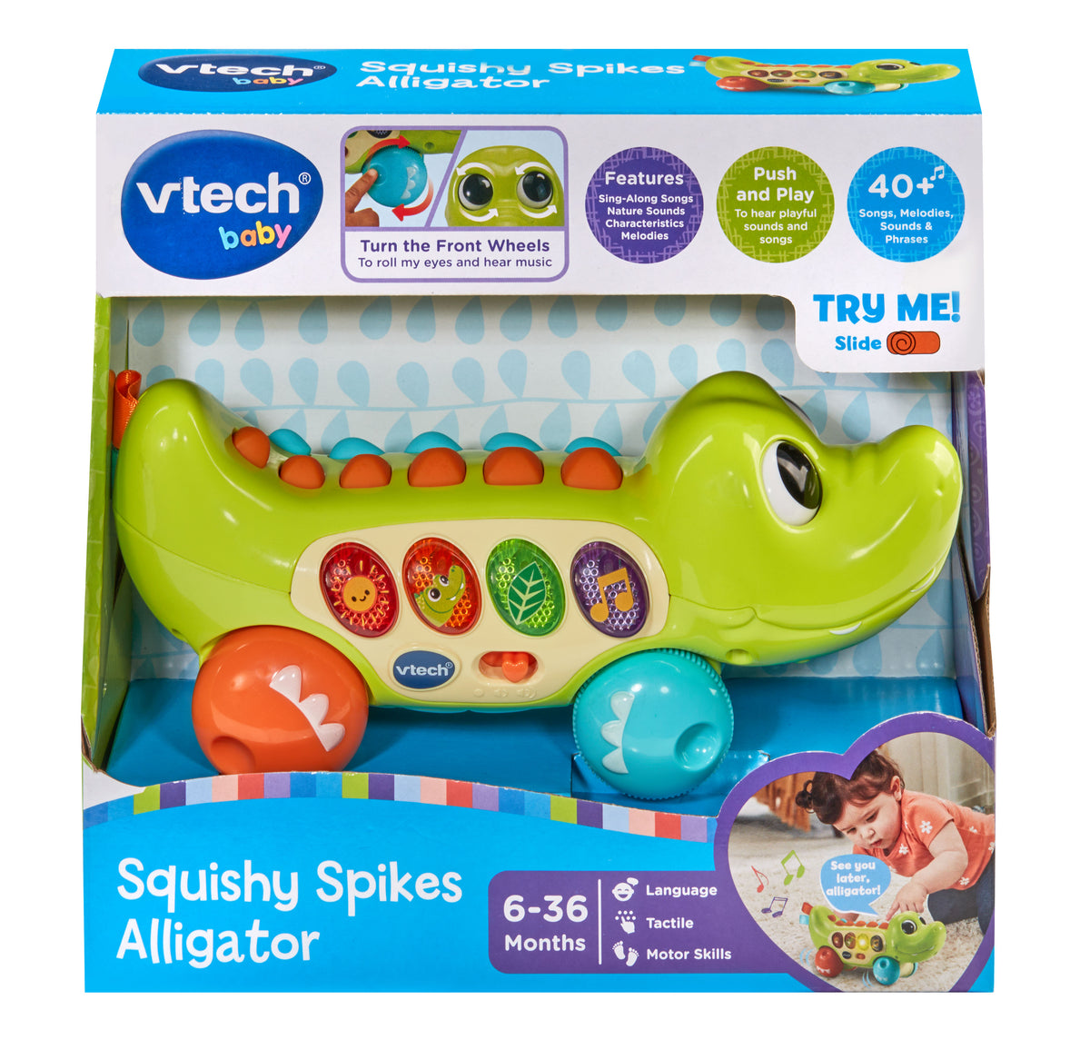 SQUISHY SPIKES ALLIGATOR