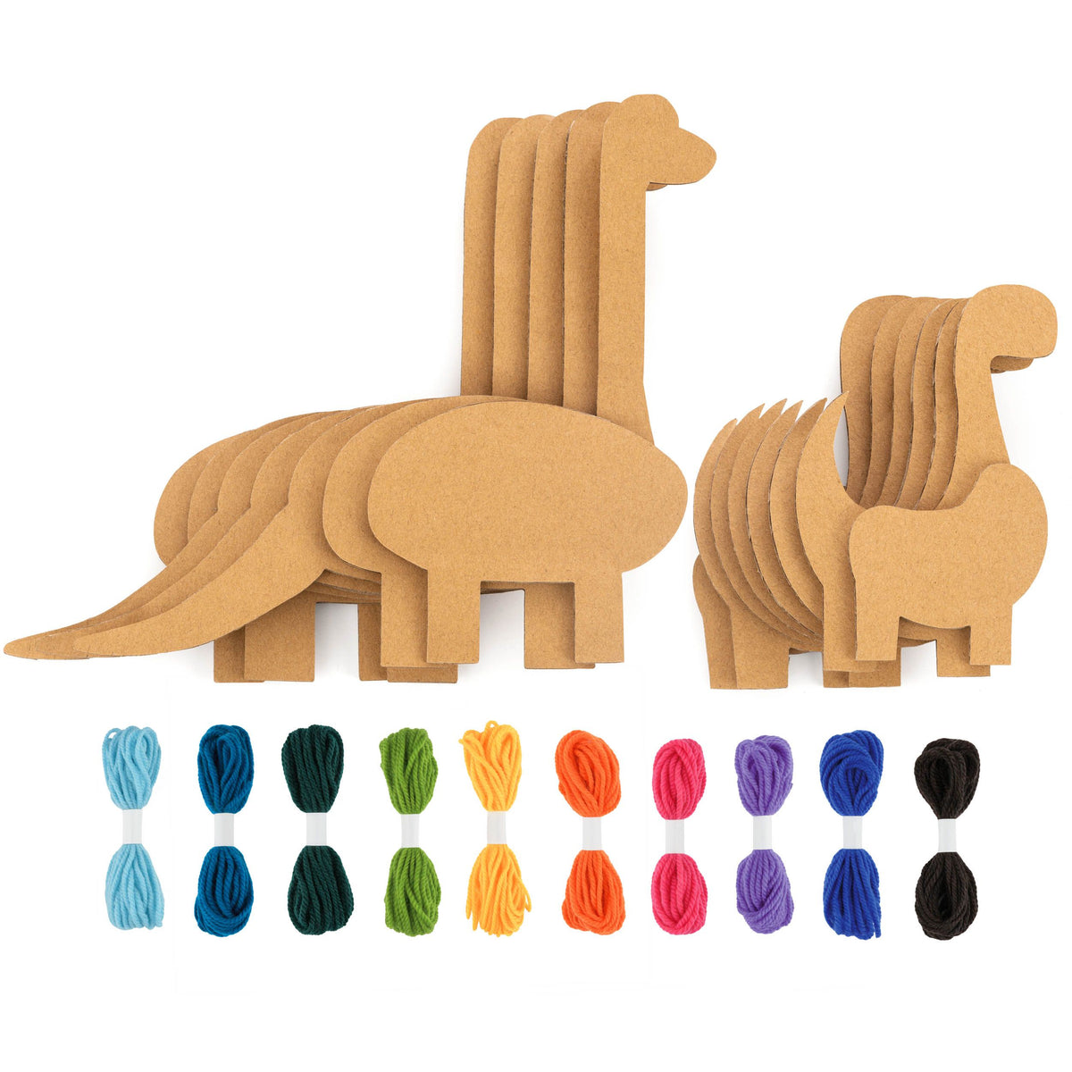 YARN ANIMAL KIT - DINOSAUR