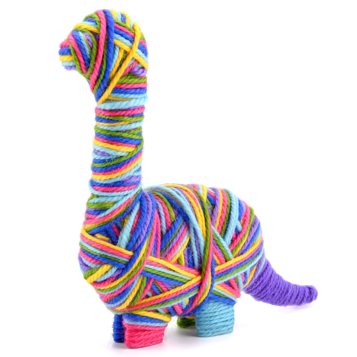 YARN ANIMAL KIT - DINOSAUR