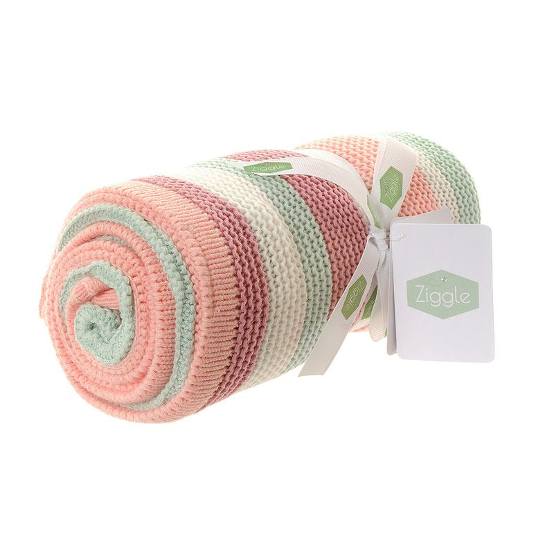 PINK WHITE GREEN STRIPE BLANK