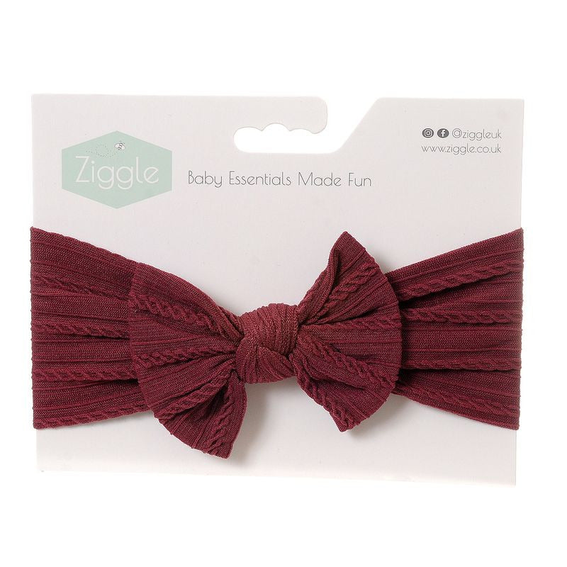 HEADBAND RASPBERRY TOP BOW