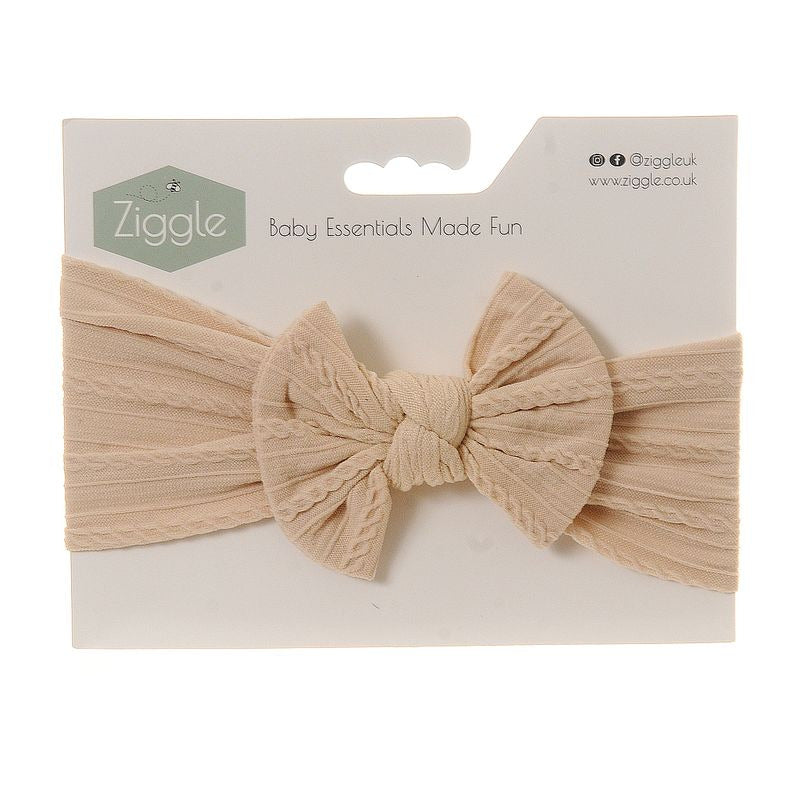 HEADBAND CREAM TOP BOW