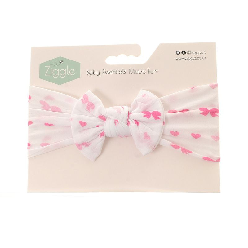 HEADBAND HEARTS & BOWS TOP BOW