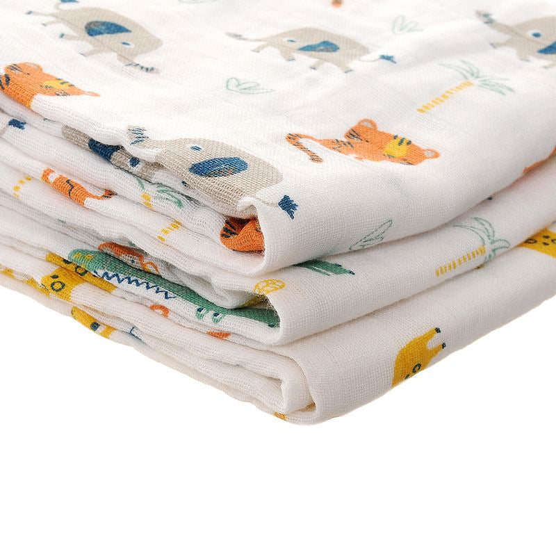 SAVANNAH ANIMALS MUSLIN SET